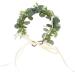Floral Headpiece Floral Crown Eucalyptus Wreath Artificial Green Garland Headbands Eucalyptus Wreath for Seaside Vacation Photo Props - Buy Online on GoSupps.com