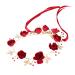 minkissy Bride Headband Ladies Headbands Bridal Headpiece Headwear for Women Bridal Hair Band Women Hair Hoop Women Headband Wedding Accessories Bride Bridal Hair Accessories