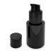 JUVITUS 4 oz / 120 ml Powder Spray Black PET Bottle for glitter root touch up powders fragrance powders deodorant and more