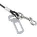 Mogoko Chew Proof Dog Car Seat Belt Safety Restraint Stainless Steel Puppy Pet Tether Cable Vehicle Car Lead With Double Clip and Latch Attachment (24 inch) 24.0 Inch - Buy Online on GoSupps.com