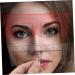 Mikinona Eyebrow Ruler 10pcs Eyebrow Design Ruler Transparent Ruler Eyebrow Guide Template Shape Disposable Measuring Ruler - Buy Online on GoSupps.com