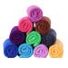 Barbershop Towel Beauty Salon with Baotou Dry Hair Towel and Thick Moistures Fiber Towel 35*75 Multi-colored