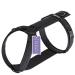 Stuch dog harness - adjustable nylon dishes - padded - for small medium and large dogs color: black size: XS black XS