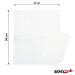 Semy Top Special Cleaning Cloths - White Dispenser Box 32x38cm 100 Cloths - Ideal for Home & Commercial Use - Buy Online on GoSupps.com