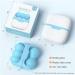 Deashun Mini Ice Roller for Face & Eye Care - 2 in 1 Face Massager for Wrinkle Reduction & Pain Relief - Travel Size - Women's Gift - Blue - Buy Online on GoSupps.com