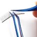 FEITA Diamond Grip Eyelash Extensions Tweezer 2Pcs - Japanese Steel Dolphin-shaped Precision Tweezers for False Lashes Application - Blue - Buy Online on GoSupps.com