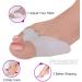 Pedimend Silicone Gel Big Toe Straightener Bunion Pain Relief Protector (4PAIR) - Gel Toe Separators - Absorbs Pressure & Eases Pain on Sore Bunion - Unisex - Foot Care - Buy Online on GoSupps.com