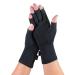 Imak - Compression Arthritis Gloves for Pain & Stiffness of Hands  One Pair of 2 Gloves -Black  Large
