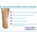 Prosthetic Stump Shrinkers - Below Knee Compression Socks for Amputees 40cm | 20-30 mmHg | Daily Use | Taiwan Excellence L Beige - Buy Online on GoSupps.com