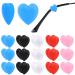 KALIONE Silicone Eyeglass Retainer Glasses Ear Grips Eyeglass Temple Tip Sleeve Holder Eyewear Ear Grip 15 Pairs