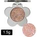 Eyeshadow Single | Travel Eyeshadow Palette Eyeshadow Makeup Highlighter Matte Flower Shape Eye Shadow Long Lasting Wear Glitter Primer Palette 201 - Buy Online on GoSupps.com