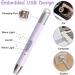5D Diamond Painting LED Light Pen Kit - Rechargeable Art Accessory with 2 Light Modes, Glue, Clay & Storage Case - Purple - Buy Online on GoSupps.com