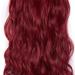 Silk-co Long Curly Wavy Clip in Hair Extension 24 Maroon&Dark Red - 8 Pcs Full Head, Synthetic Heat Resistant, 18 Clips - #Maroon&Dark Red - Buy Online on GoSupps.com