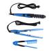 SKISUNO 1 Set Curling Iron Set Curling Wand Hair Rollers Curler Comb Portable Straightener Copper