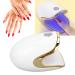 Mini Nail Lamp - Portable Egg Shape Nail Dryer for Home & Salon | Multifuntional Phototherapy Manicure Tool - Buy Online on GoSupps.com