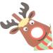 HOLIDYOYO 75 Pcs Lollipop Paper Card Elk Reindeer Candy Holder Xmas Lollipops Sweets for Lollpop - Buy Online on GoSupps.com