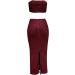 HANXIULIN Women's Long Sleeve Cocktail Dress - Elegant Ball Gown with Sweetheart Neckline for Winter Festive Occasions | Red M - Buy Online on GoSupps.com