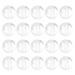 Divono 20 pair of anti-slip glasses ear pillow 1.4 cm glasses brackets glasses of ear hooks silicone-nose pads for glasses non-slip glasses holders for glasses sunglasses glasses (transparent)