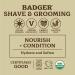Badger Pre-Shave Oil - Certified Organic Shaving Oil with Olive Oil & Baobab Oil 2 fl oz - Buy Online on GoSupps.com