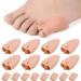 Norhogo 4 pairs of toe separators protection silicone toe spreader small toe pinky toes small toe savings savings for overlapping toes relief toes pressure and pain (removable medium)