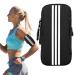Cell phone pocket running sports running bracelet cell phone holder cell phone bag jogging cell phone bracelet cell phone bag jogging for running workout jogging and fitness (black)