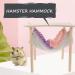 Housoutil Guinea Pig Hammock with Stand Wooden Guinea Pig Hideout Soft Ferret Hammock for Cage with Platform for Guinea Pig Ferret Dwarf Rabbit Chinchilla Hamster - Buy Online on GoSupps.com