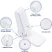 Childproof Self-Adhesive Door Handle Lock - 2Pcs White | Alyvisun - Buy Online on GoSupps.com