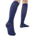 Dark Blue Open Toe Compression Socks 15-20mmHg | Toeless Compression for Swelling Relief & Varicose Veins | XL Size - Buy Online on GoSupps.com