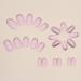Almond Fake Nails Long 24Pcs Glitter French False Nails Pink Glitter Press on Nails Full Cover Stick on Nails with Nail Glue Oval French Nail Tips for Women Girls Nails Art French Pink Glitter - Buy Online on GoSupps.com