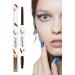 Eyeshadow Stick | Cream Gel Texture Multicolors Eyeliner Makeup with Brush - Long Lasting Eye Liner Quick Drying Makeup Supplies for Daily Use Pochy Smoke Pink - Buy Online on GoSupps.com