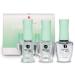 Revel Nail Sensitive Dip Powder Liquid Set - Dip Powder Base Coat Dip Powder Activator Gel Top Coat Hema Free Suitable for Sensitive Nails