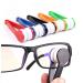 12 pcs Mini Sun Glasses Eyeglass Microfiber Spectacles Cleaner Brush Cleaning Tool,Random Color (12)