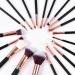 20-Piece Black Makeup Brush Set - Professional Beauty Tools for Foundation Eye Shadow & Powder | International Shipping - Buy Online on GoSupps.com