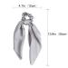 ZZICEN Satin Hair Scrunchie with Tail - 12 Pcs Solid Colors Silk Hair Scarf Scrunchies for Women and Girls - Buy Online on GoSupps.com