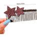 PLCPDM Girls Star Hair Clip Diamond Hair Barrettes Hair Pin Hair Styling Comb for Adult Aesthetic Hair Shaping Accessory - Buy Online on GoSupps.com