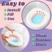 Fivona Sitz Bath Seat for Hemorrhoids and Postpartum Care - V Steam and Perineal Soaking - Pink, Universal Fit - Over The Toilet Soak - Buy Online on GoSupps.com