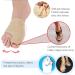Hallux Valgus Toe Protector: 1 Pair of Pedicure Socks with Thumb Separator Sleeve - Buy Online on GoSupps.com