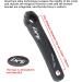 Andeshunk Mountain Bike Crankset Hollow Integrated Crank axle - 32T/34T/36T Black - Buy Online on GoSupps.com