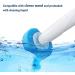 48PCS Upgraded Disposable Toilet Wand Refills - Compatible with Clorox Toilet Wand - Blue Bowl Brush Heads - Buy Online on GoSupps.com