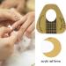 100pcs Manicure Sticker Tools - Double Thick Acrylic Nail Forms for Perfect Nail Art Tips - Buy Online on GoSupps.com