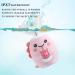 Yodabai Kids Electric U-Shaped Ultrasonic Toothbrush | Rechargeable with Smart Timer | 6 Modes & IPX7 Waterproof | Pink (2-7 Year Old) - Buy Online on GoSupps.com