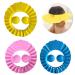 Pengxiaomei 3Pcs Baby Shower Caps,3 Colors Baby Bathing Hat Kids Adjustable Shower Cap Kids Wash Hair Shield with Ear Protection