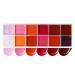 Lip Gloss Palette - Eyeshadow Palettes - Waterproof Moisturizing Kit Vibrant Pigmented Shades 12 Lip Gloss Colors for Women