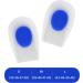 Heel Cushions for Pain Relief | Gel Inserts & Cups for Plantar Fasciitis - Medium Size for Men & Women - Buy Online on GoSupps.com