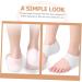 FOMIYES Height Increasing Insole Sock Pads - Silicone Heel Protectors for Men & Women | Non-Slip Silicone Heel Sleeves | White Half Shoe Inserts - Buy Online on GoSupps.com