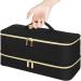 Hair Dryer Travel Case - Double-Layer Hair Dryer Carrying Case | Portable Stylish Organizer Bag Water Resistant Storage Box Large Capacity for Hairdryer Styler Tools - Buy Online on GoSupps.com