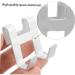 Alipis 6 Pcs Hook up Stainless Steel Hooks Cabinet Door Dual Hooks Wreath Hat Hooks Double The Hook 4X4CMx3pcs Silverx3pcs - Buy Online on GoSupps.com