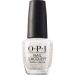 OPI Nail Lacquer Nail Polish | Opaque Light White & Gray Shimmer Chip Resistant Nail Polish | Vegan Fast Drying Streak Free Happy Anniversary!