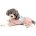Ranphy Cotton Striped Pajamas for Small Dogs - Cartoon Hoodie Jumpsuit & Pet Coat for XX-Large Dogs (Pink) - Buy Online on GoSupps.com