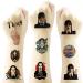 Wednesday Birthday Party Supplies  60PCS Wednesday Temporary Tattoos Party Favors  Cute Fake Tattoos Stickers Cartoon Party Decorations for Kids Boys Girls Party Gifts Birthday Decorations Rewards Gifts